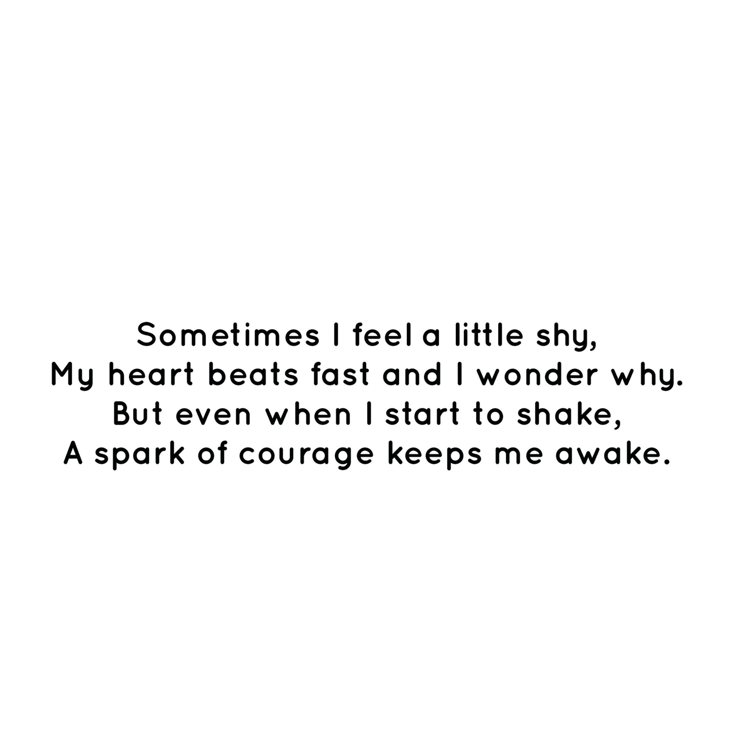 The Courage  In My Heart I Am Brave - Shine Bright Series – Kids Affirmation Books for Kids