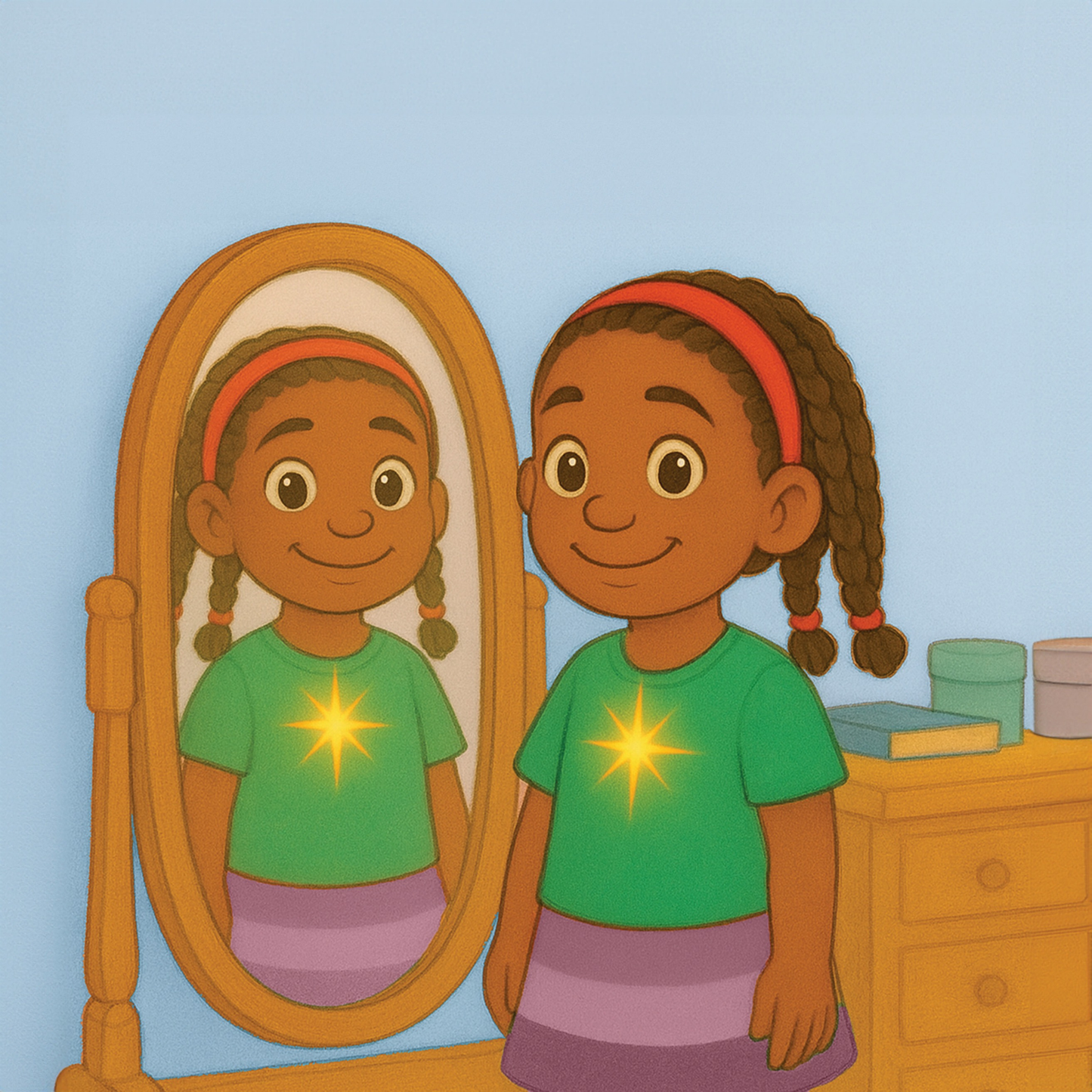 One of A Kind, That's Me - I Stand Tall - Shine Bright Series – Celebrating Uniqueness & Confidence- Affirmation Book for Kids