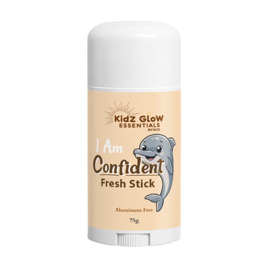 I Am Confident Fresh Stick for Kids | Aluminum-Free Natural Deodorant Alternative | Fragrance-Free