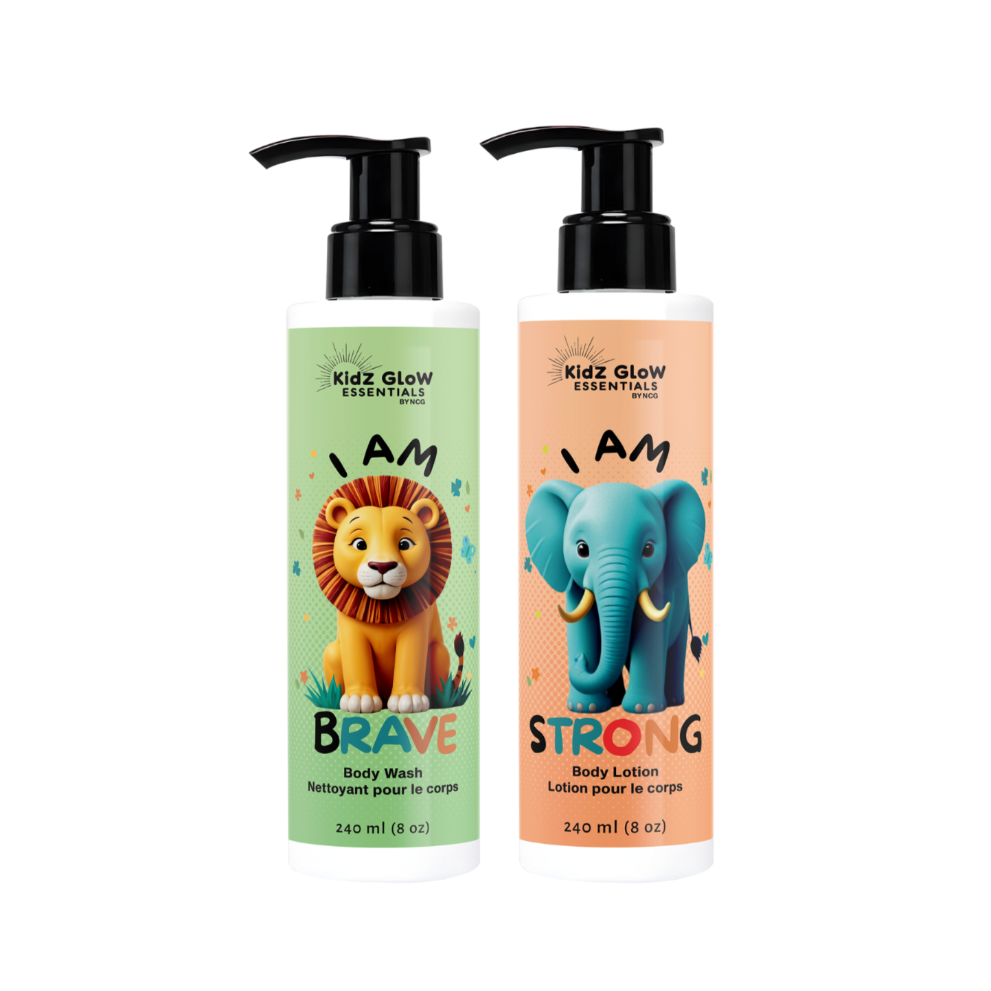 Kids Body Wash & Lotion Set for Gentle Daily Skincare | The Everyday Glow Duo